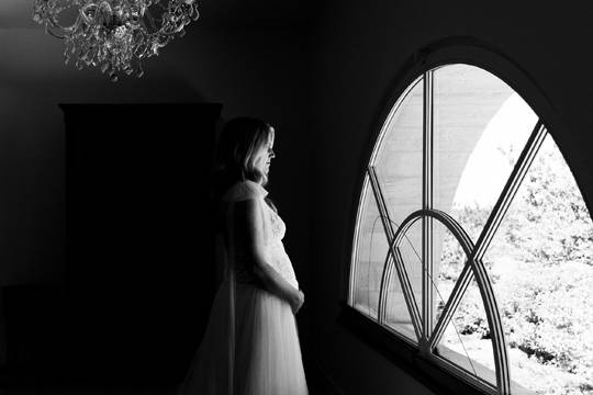 Préparatif NB Mariée
