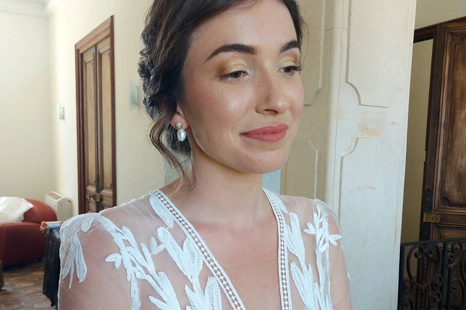 Maquillage de la mariée