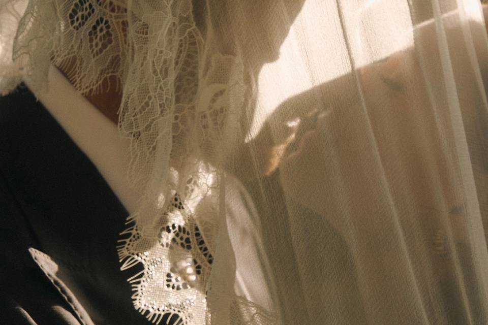Voile en dentelle de Calais
