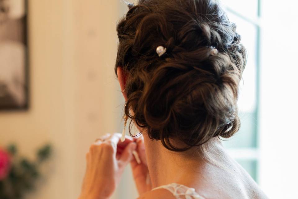 Robe à bustier en dentelle