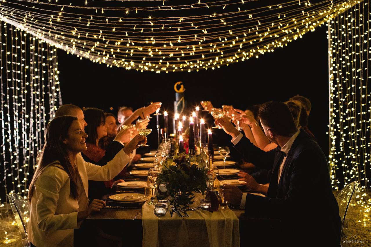 Bougie de dîner longue  Les Bonheurs d'Eléonore