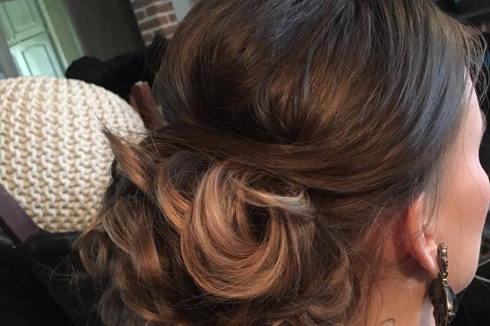 Chignon mariée