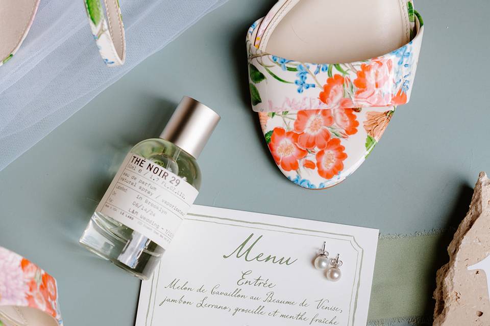 Détails de la mariée