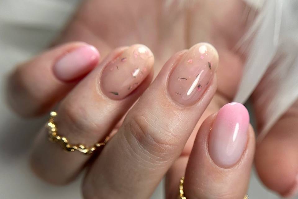 Gel fleur + baby color