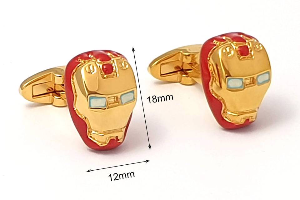 Boutons de manchette iron man