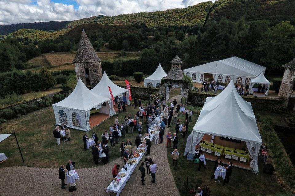 Tentes Cour Médiévale