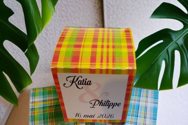 Boite dragées madras