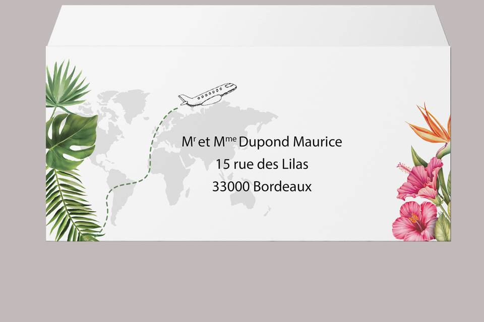 Enveloppe personnalisée