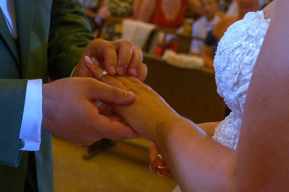échange des alliances église
