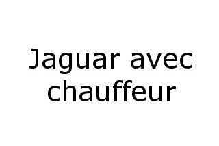 Jaguar avec chauffeur
