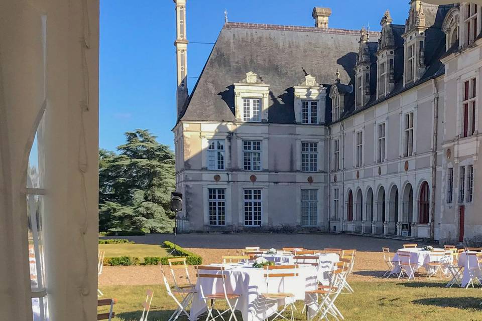 Dîner assis dans l'Orangerie