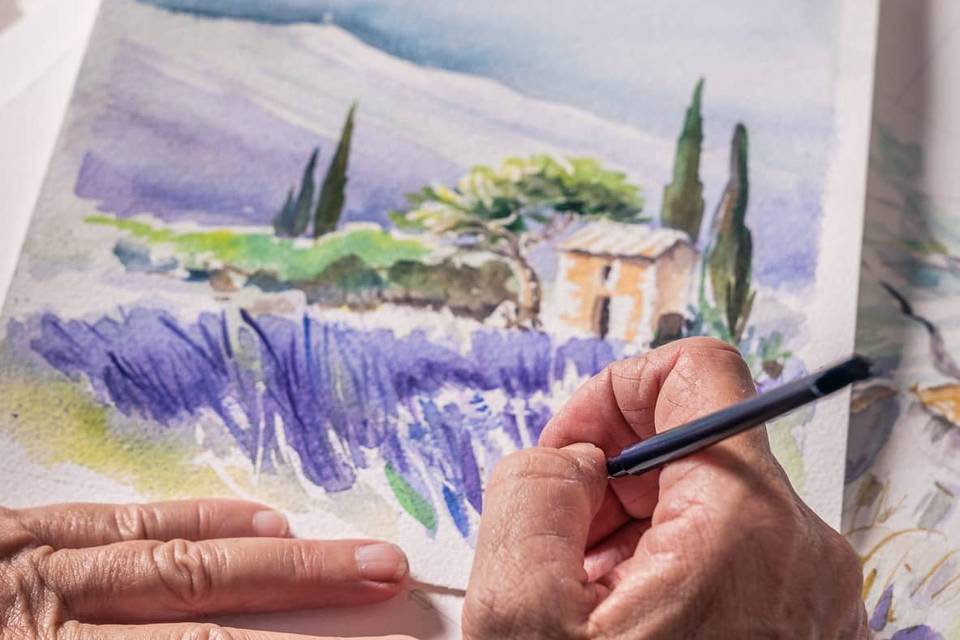 Aquarelle Provence