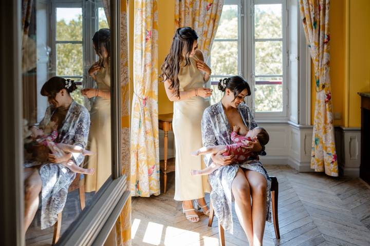 Préparatifs de la mariée