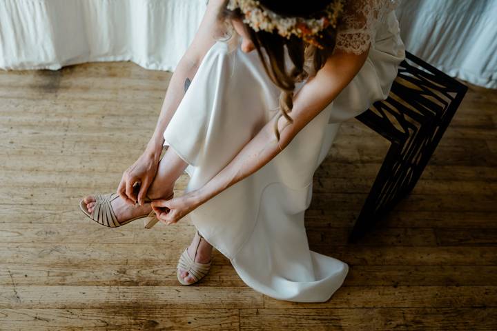 Préparatifs de la mariée