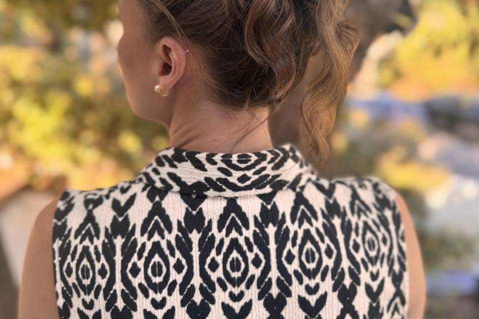Chignon haut