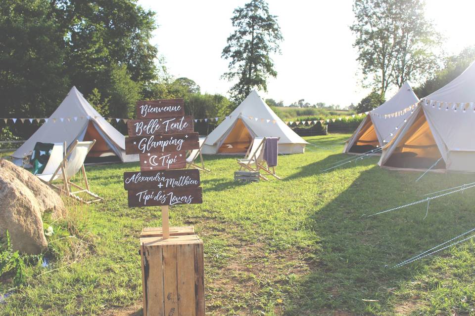 Grand Glamping 40 personnes