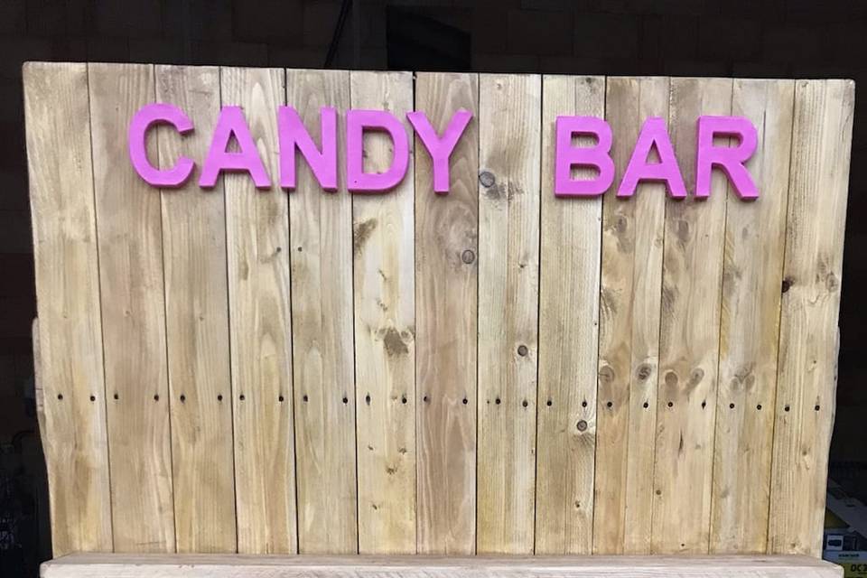 Candy bar à la location