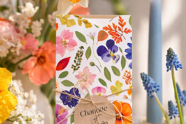 Faire-part fleuri