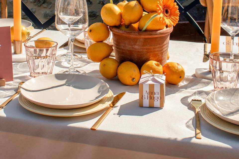 Table rayures