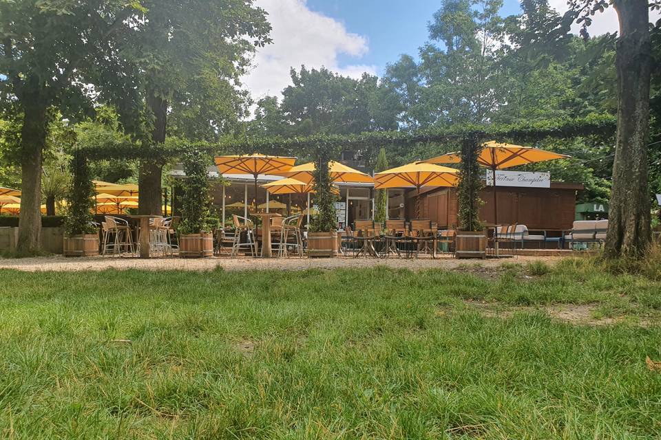 Terrasse champêtre