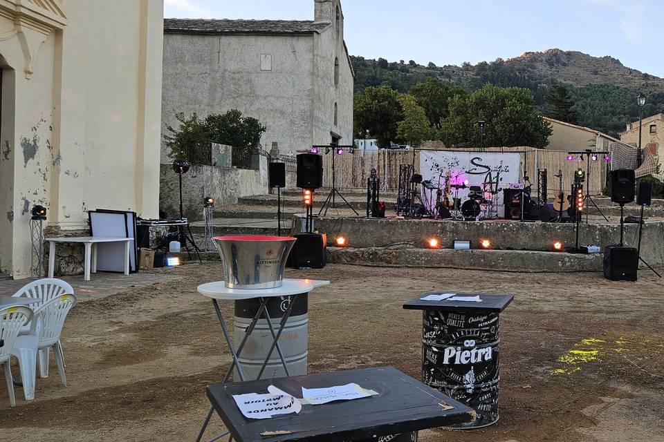 Soirée avec groupe