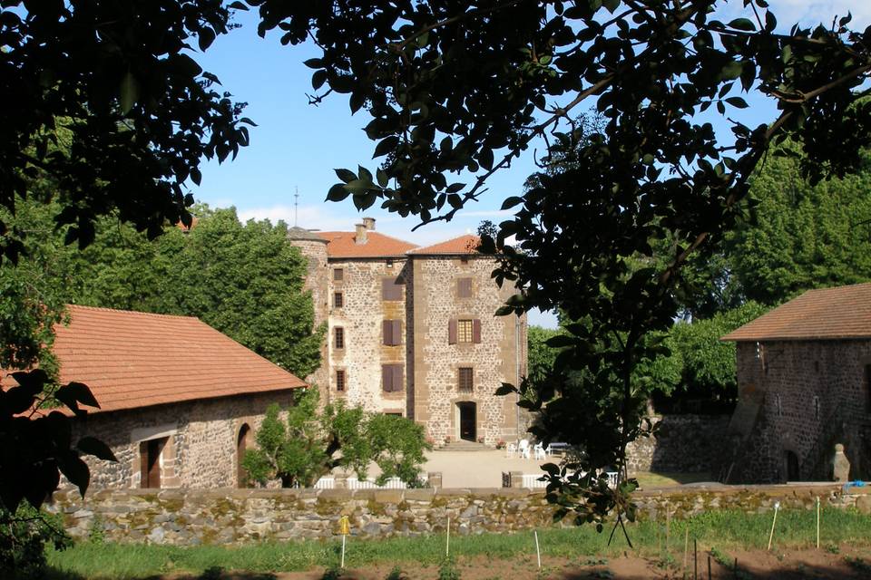 Facade ouest et cours