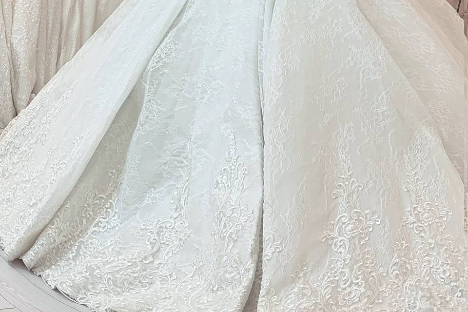 Robe de mariée style libanaise