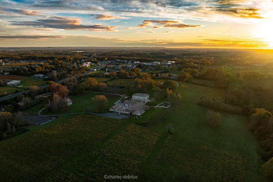 Vue aérienne Domaine ERIGOYE