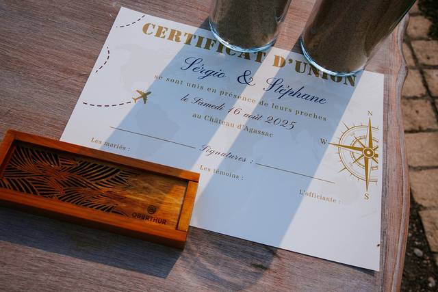 Certificat union / F. Reyneau