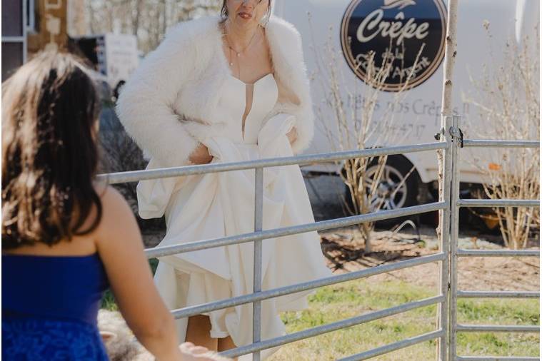 La mariée et la « Crêpette »