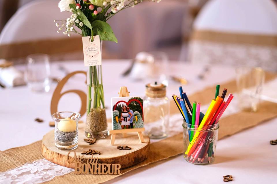 Table Enfants Mariage Nature