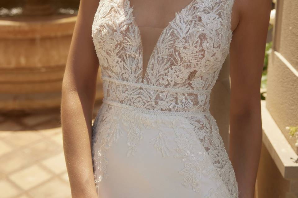 ROBE SIRENE CREPE