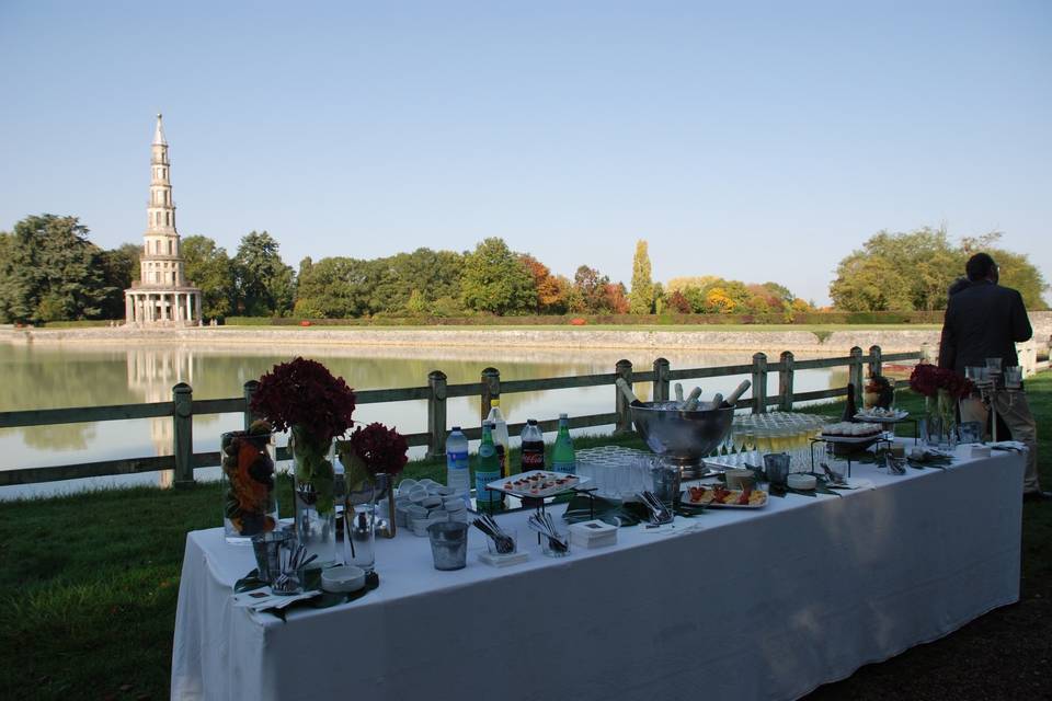 Cocktail au bord de l'eau