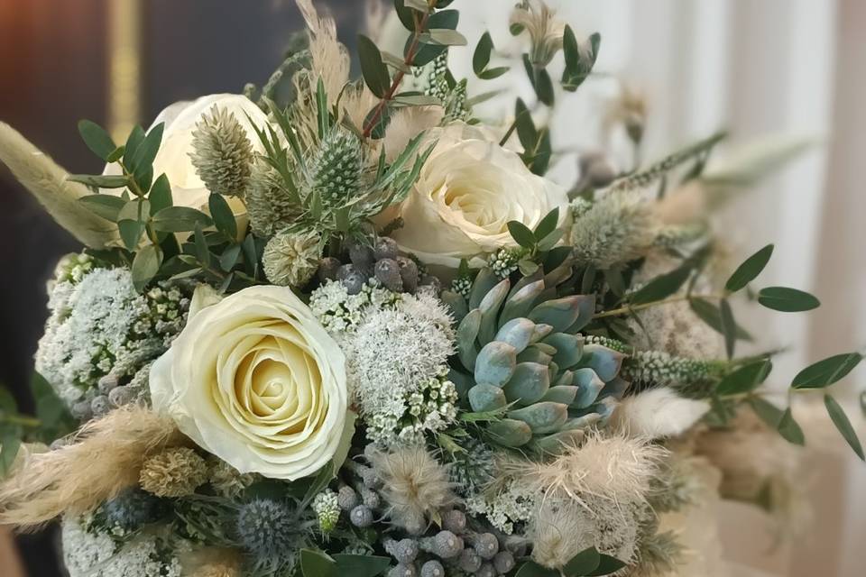 Bouquet de mariée thème chamêt