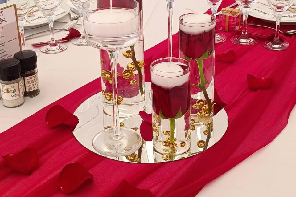 Immersion des roses