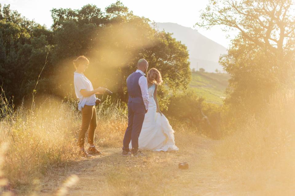 Shooting couple Into the wild