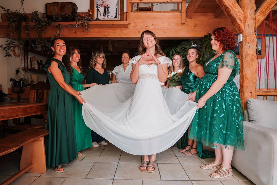 Entre demoiselles d’honneur
