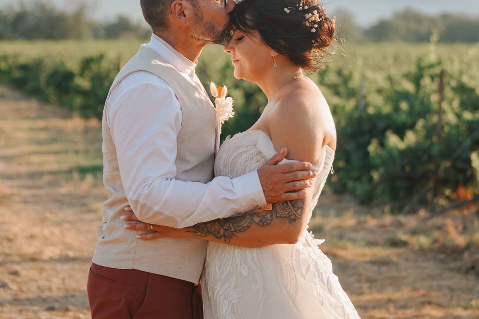 Photo couple et Canigou