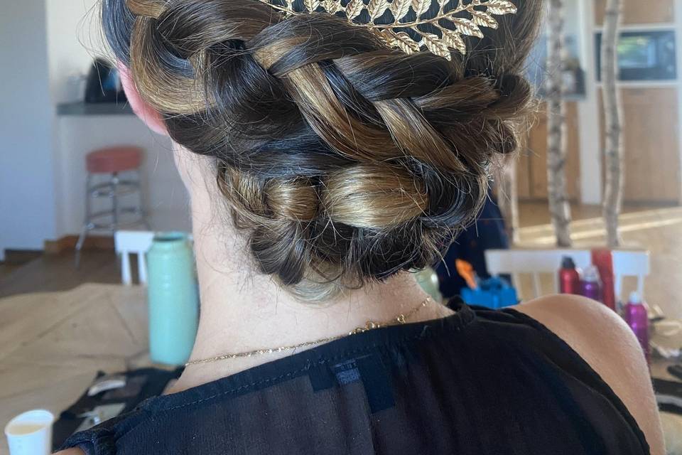 Coiffure invitée mariage