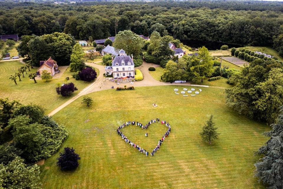 Photo groupe coeur