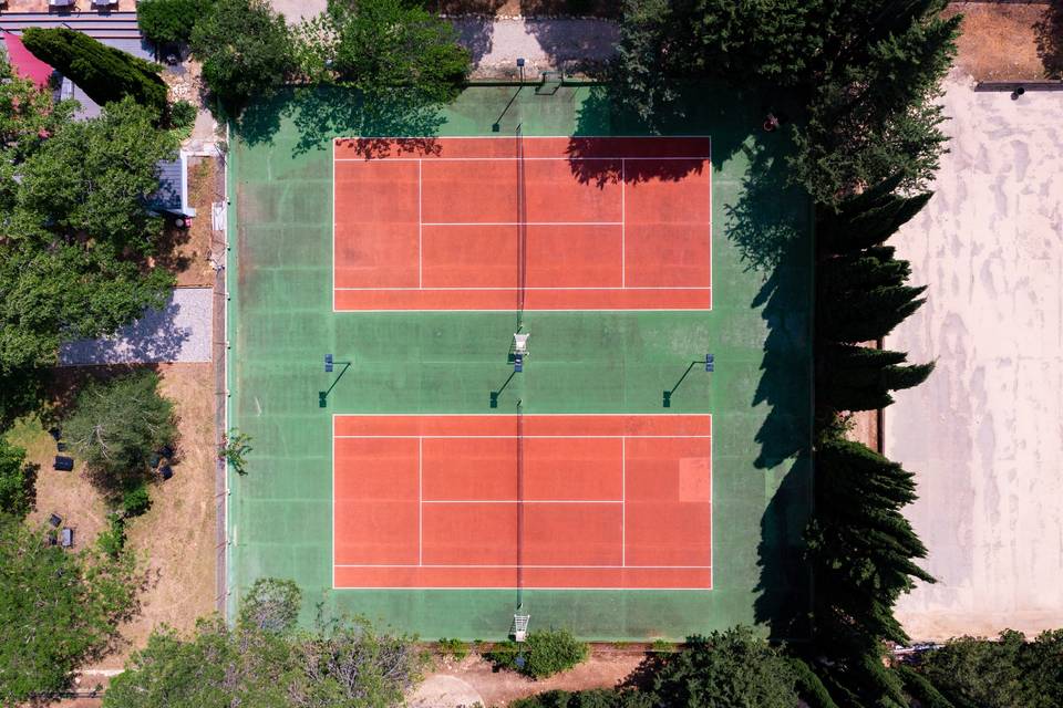 Courts de tennis