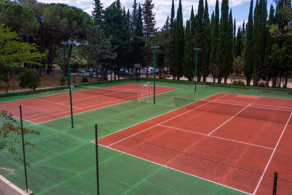 Courts de tennis