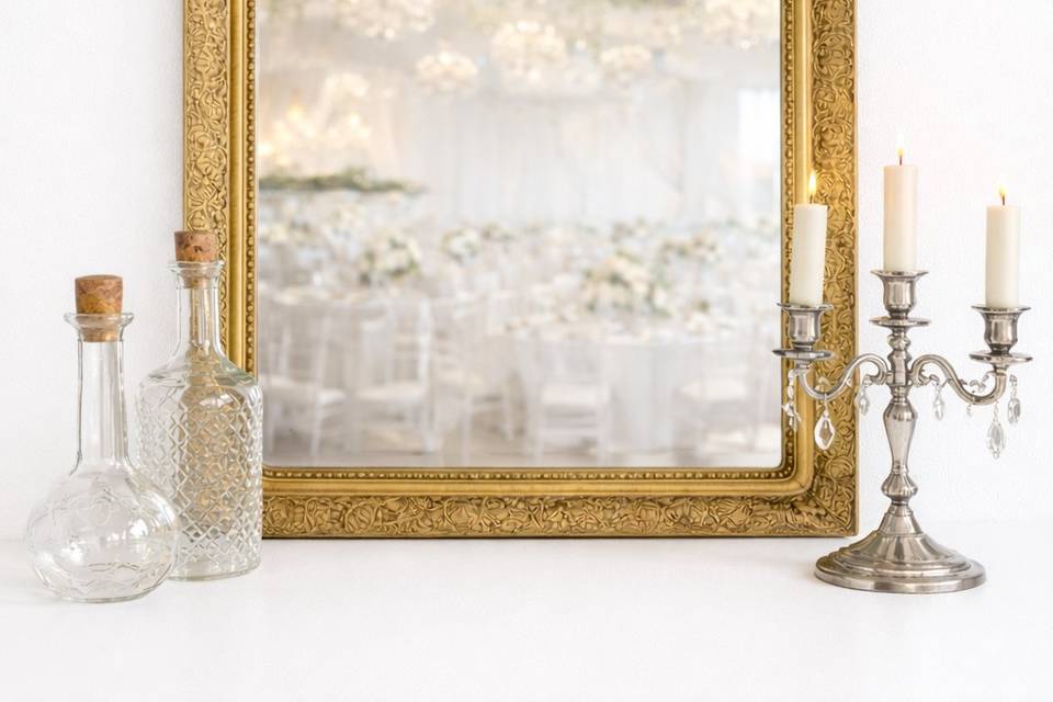 Miroir ancien doré