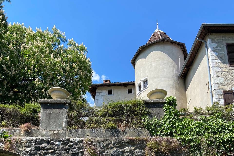 Vue château depuis le parc