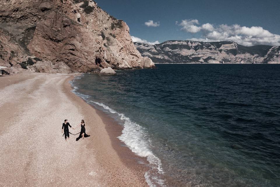 Voyage de noces sur une île de
