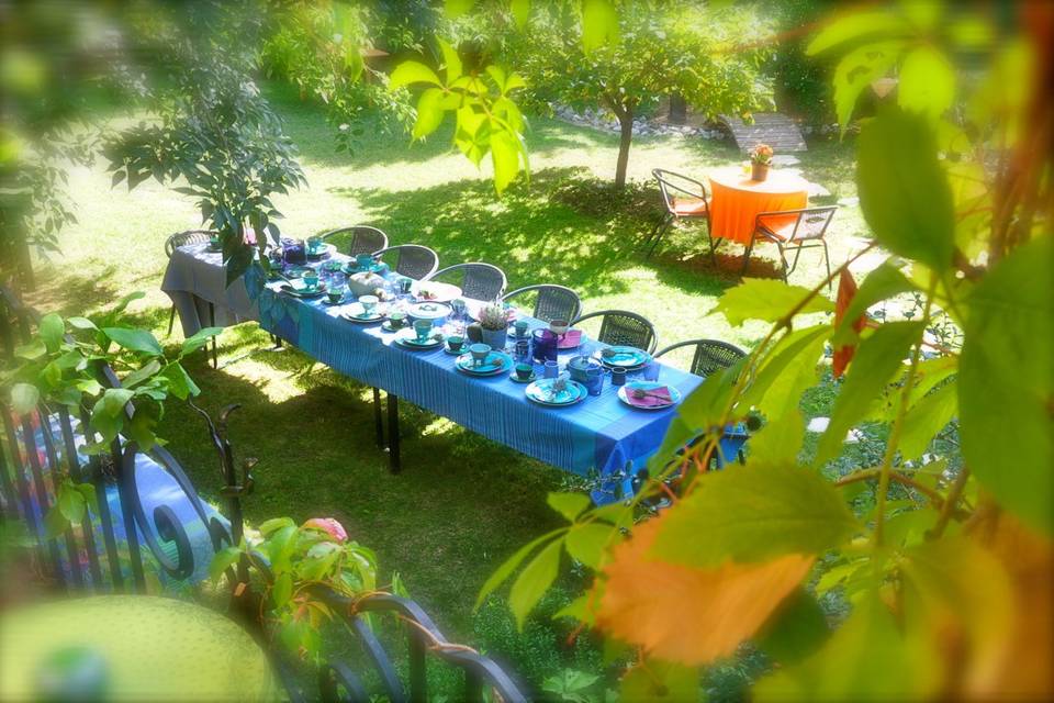 Banquette au jardin