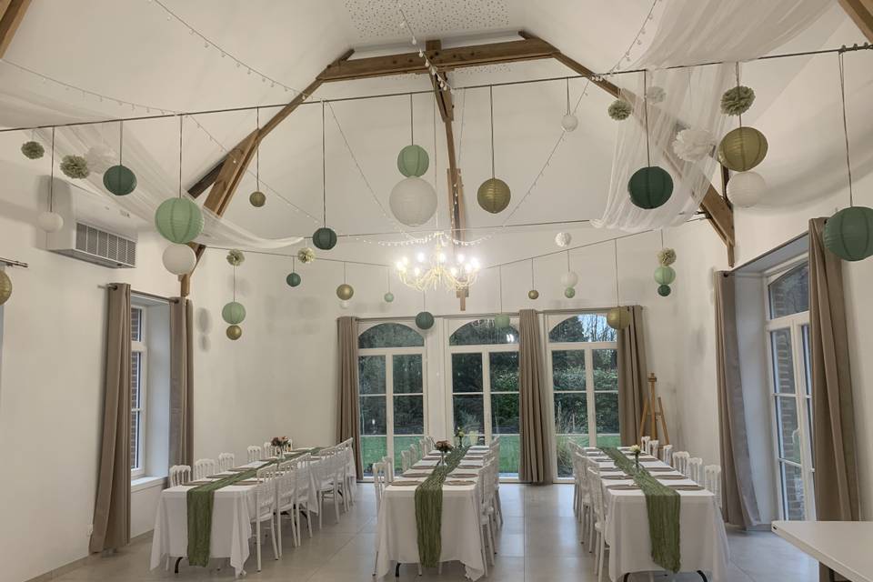 Salle/tables rectangles
