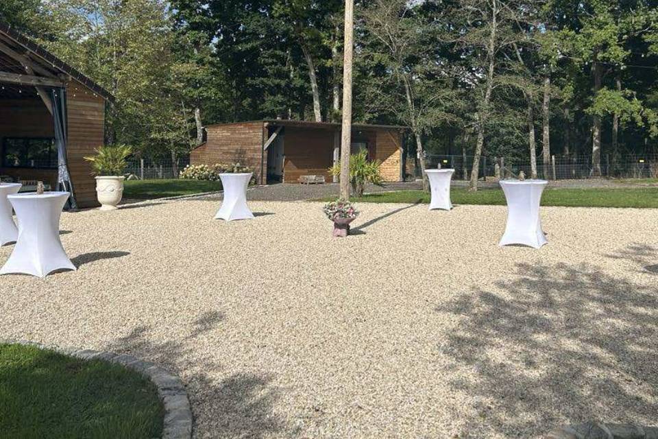 Vin d'honneur extérieur