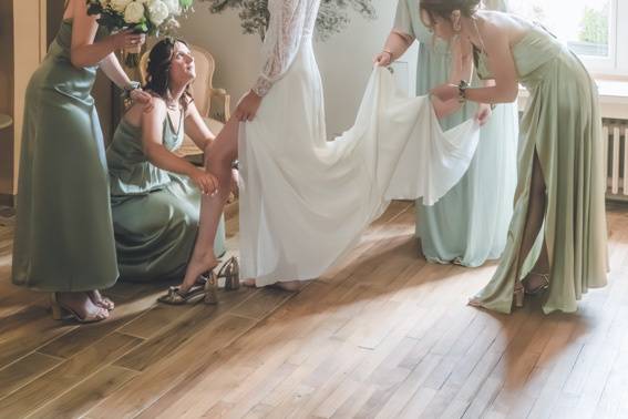 Préparatifs de la mariée
