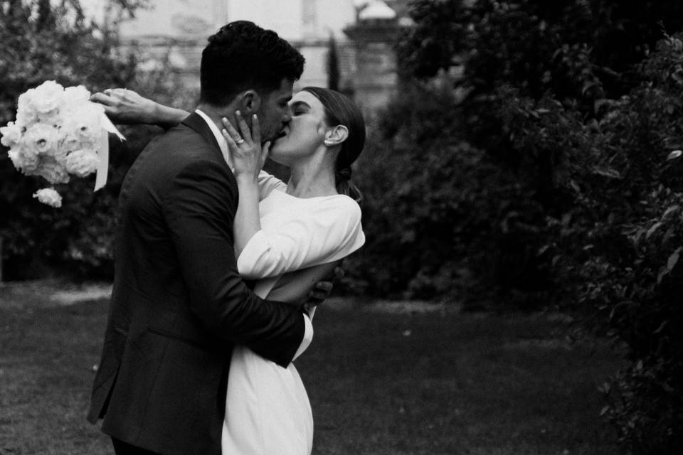 Photo de couple passionné